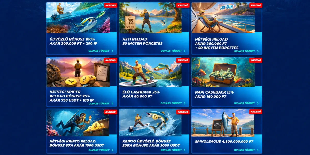 BassBet Casino promóciók üdvözlő bónusz cashback és reload ajánlatok
